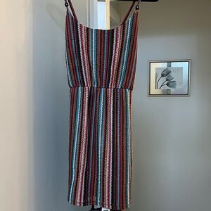 Chic Striped Midi Dress